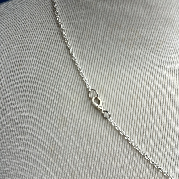 Solitaire pearl necklace #5 - Picture 5 of 8